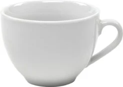 Merkloos Koffie Kopjes – Koffiekopjes – Koffiemokken – Cappuccino – Set Van 6 – Porselein – 250 Ml – Wit -Serviesselectie Winkel 1200x857 1