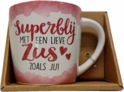 Enjoy Mok - Superblij Met Een Lieve Zus Zoals Jij - Met Binnentekst 5 Enjoy Mok - Superblij Met Een Lieve Zus Zoals Jij - Met Binnentekst -Serviesselectie Winkel 1200x892 1