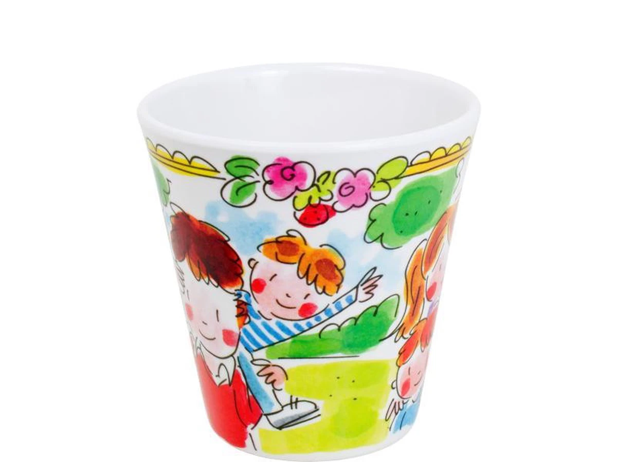 Blond Amsterdam - Even Bijkletsen - Beker - Love - 0,2L - Melamine 2 Blond Amsterdam - Even Bijkletsen - Beker - Love - 0,2L - Melamine - Afbeelding 2