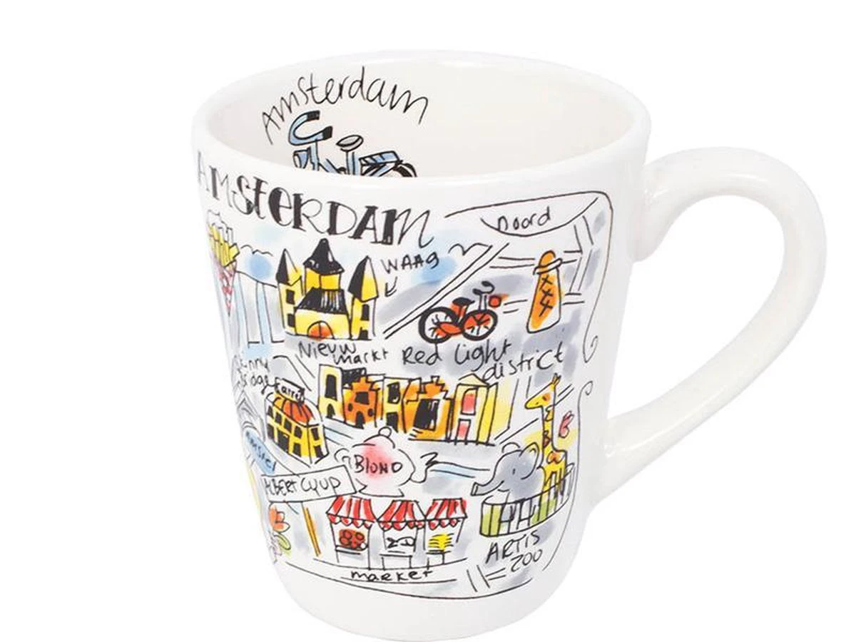 Blond Amsterdam City Amsterdam Mok - 350 Ml 8 Blond Amsterdam City Amsterdam Mok - 350 Ml - Afbeelding 8