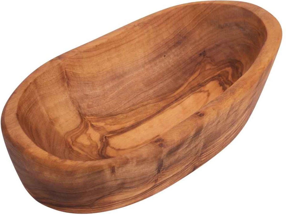 Bowls And Dishes Pure Olive Wood Olijfhouten Schaal Rustique Ovaal 17 Cm - Cadeau Tip! 4 Bowls And Dishes Pure Olive Wood Olijfhouten Schaal Rustique Ovaal 17 Cm - Cadeau Tip! - Afbeelding 4