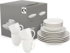 Vtwonen Serviesset - Wit - Porselein - 16-Delig 20 Vtwonen Serviesset - Wit - Porselein - 16-Delig -Serviesselectie Winkel 1200x904