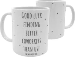 Merkloos Afscheidsmok | Afscheid Collega | Koffiemok | Mok 300 Ml | Mok | Keramische Mok