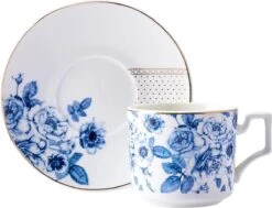 Karaca -Manolya Set Van 6 Koffiekopjes- 100 Ml-12-delig, 6 Espressokopjes En 6 Schoteltjes, Moccakopjes, Cappuccino, Koffieserviesset Van Porselein -Serviesselectie Winkel 1200x920