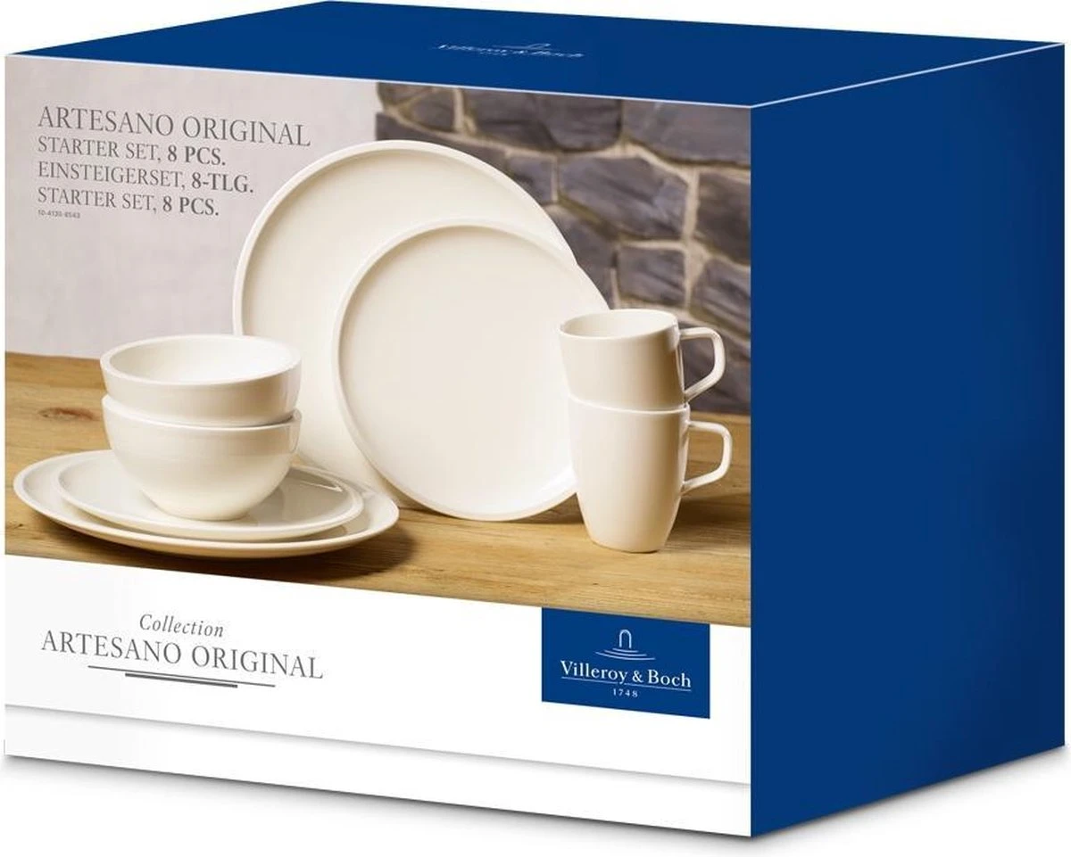 Villeroy & Boch Artesano Original Serviesset - 8-delig 1 Villeroy & Boch Artesano Original Serviesset - 8-delig