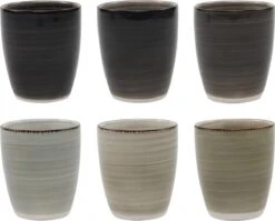 Koffiekopjes - Industrieel Grijs - Koffiebeker - Unieke Kleuren - Set Van 12 Kopjes (ook Los Verkrijgbaar) - 160ML En 340ML - Porselein - Hip En Trendy -Serviesselectie Winkel 1200x969 2