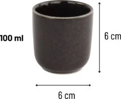 Orange85 Koffiekopjes - Espresso Kopjes - Set Van 6 - 100 Ml - Zwart -Serviesselectie Winkel 1200x987 1