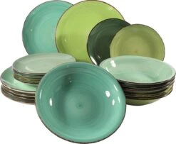 Imperial Kitchen Serviesset Green 18-delig