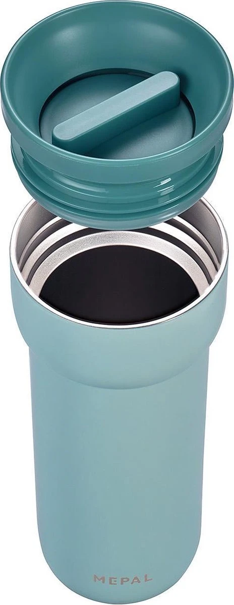 Mepal Isoleerbeker Ellipse 475 Ml – Houdt Je Drankje 6 Uur Warm En 10 Uur Koud – Nordic Green – Koffiebeker To Go – Lekdicht – Thermosbeker 5 Mepal Isoleerbeker Ellipse 475 Ml – Houdt Je Drankje 6 Uur Warm En 10 Uur Koud – Nordic Green – Koffiebeker To Go – Lekdicht – Thermosbeker - Afbeelding 5