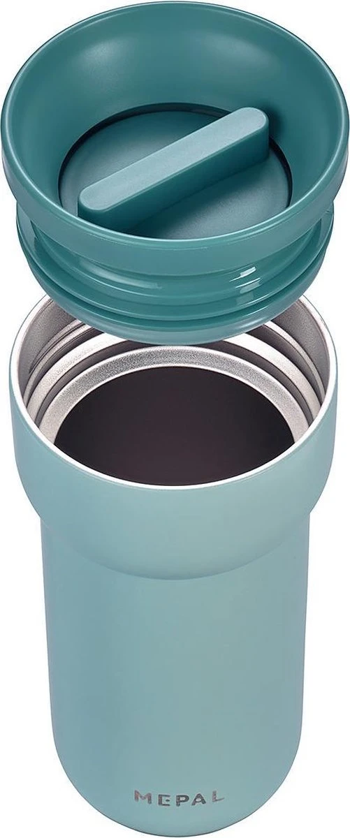 Mepal Isoleerbeker Ellipse 375 Ml – Houdt Je Drankje 4 Uur Warm En 8 Uur Koud – Nordic Green – Koffiebeker To Go – Lekdicht – Thermosbeker 5 Mepal Isoleerbeker Ellipse 375 Ml – Houdt Je Drankje 4 Uur Warm En 8 Uur Koud – Nordic Green – Koffiebeker To Go – Lekdicht – Thermosbeker - Afbeelding 5