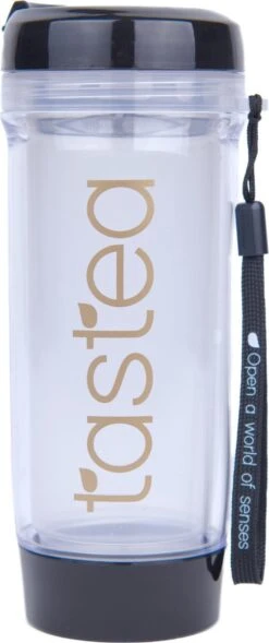 Tastea Theebeker Nyx - Zwart - 400 Ml - Accessoires - Handige To-go Theebeker