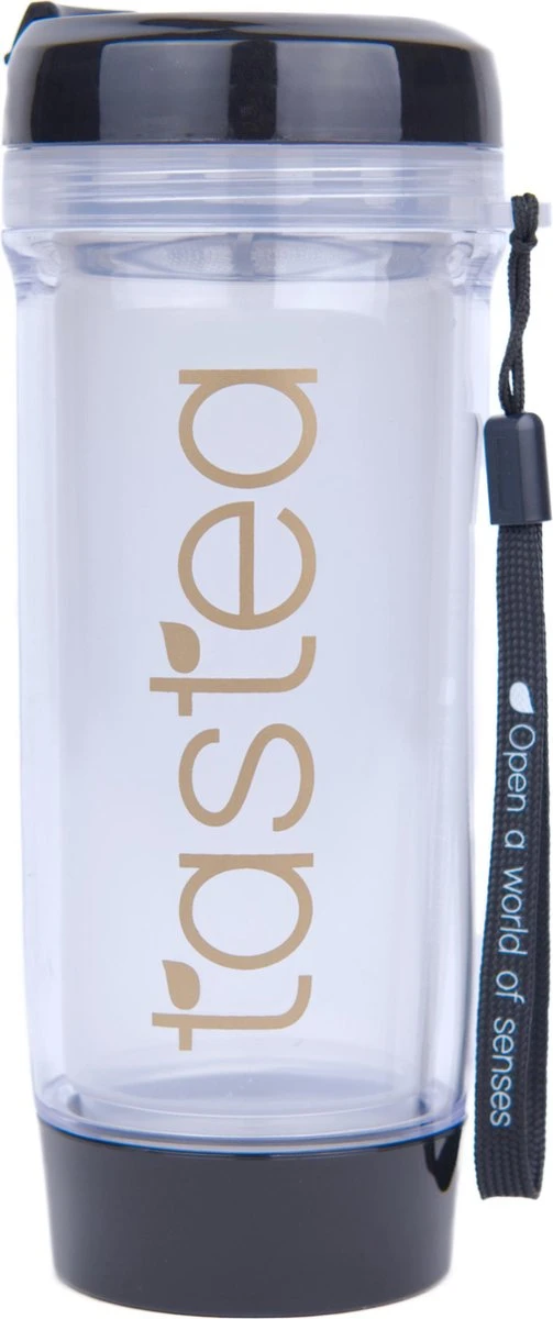 Tastea Theebeker Nyx - Zwart - 400 Ml - Accessoires - Handige To-go Theebeker 1 Tastea Theebeker Nyx - Zwart - 400 Ml - Accessoires - Handige To-go Theebeker