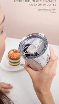 DRINKONLOVE - SHAKEY GOLD - Drinkbeker Met Rietje - RVS - 480 Ml -Serviesselectie Winkel 681x1200