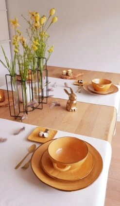 Vivi Oggi - Soepkommen Met Oor - Ø 15cm - Geel - Italië -Serviesselectie Winkel 701x1200