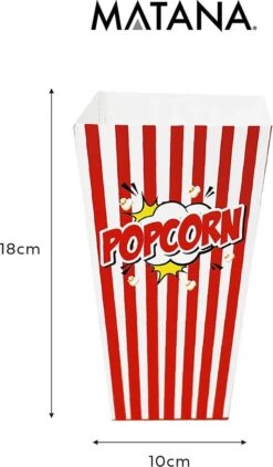 50 Duurzame Popcorn Bakjes (18x10cm) - Popcorn Zakjes Voor Filmavonden, Feestjes - Ook Geschickt Als Snoepbakje Of Feestzakje Voor Kinderen 15 50 Duurzame Popcorn Bakjes (18x10cm) - Popcorn Zakjes Voor Filmavonden, Feestjes - Ook Geschickt Als Snoepbakje Of Feestzakje Voor Kinderen -Serviesselectie Winkel 702x1200