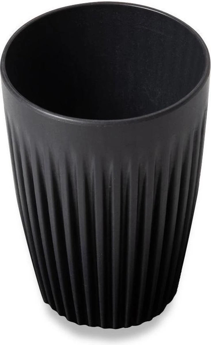 HuskeeCup & Deksel - Koffiebeker - Large - 12oz/36cl - Charcoal 4 HuskeeCup & Deksel - Koffiebeker - Large - 12oz/36cl - Charcoal - Afbeelding 4