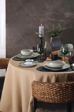 Kutahya Porselein Soho Serviesset (24 Delig) 6 Personen Groen - SOH24Y2720P03