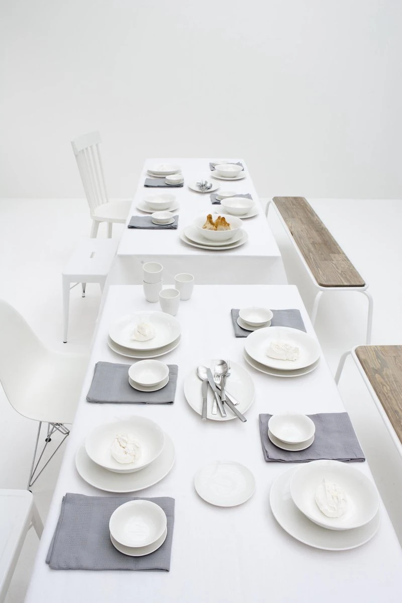 Vtwonen Serviesset - Wit - Porselein - 16-Delig 6 Vtwonen Serviesset - Wit - Porselein - 16-Delig - Afbeelding 6