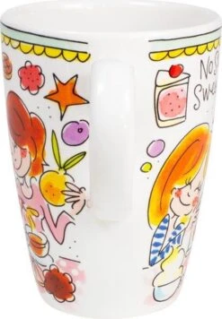 Blond Amsterdam Even Bijkletsen Beker XL 500 Ml - Mint Rand -Serviesselectie Winkel 833x1200 1