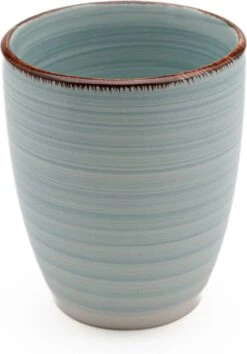 Koffiekopjes - Ocean Blue - Koffiebeker - Unieke Kleuren - Blauw - Set Van 12 Kopjes (ook Los Verkrijgbaar) - 160ML En 340ML - Porselein - Hip En Trendy -Serviesselectie Winkel 838x1200