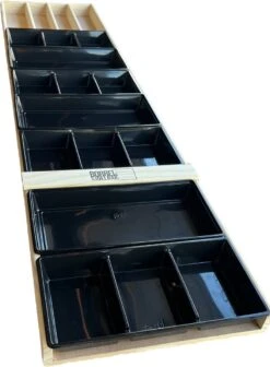 Sjoelbak - Borrelsjoelbak - Hapjesplank - Borrelplank - Mini Sjoelbak 120 Cm Met Zwarte Bakjes - Kleine Sjoelbakken -Serviesselectie Winkel 882x1200 1