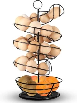 Eiermand – Eierrek – Eierhouder – Eieren – Zwart - Pasen - Tot 40 Eieren - 360° - BAULK® -Serviesselectie Winkel 897x1200 1