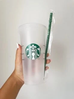 Starbucks Beker - Drinkbeker - Met Rietje En Deksel - Herbruikbaar- Ijskoffie Beker- Milkshake Beker -Serviesselectie Winkel 900x1200 17