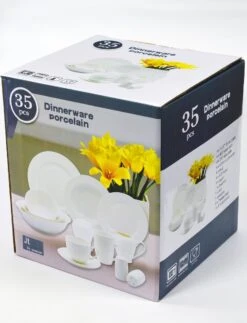 JT Serviesset - Wit - 35delig - 4 Persoons - Luxe Reliëf Design -Serviesselectie Winkel 917x1200 1