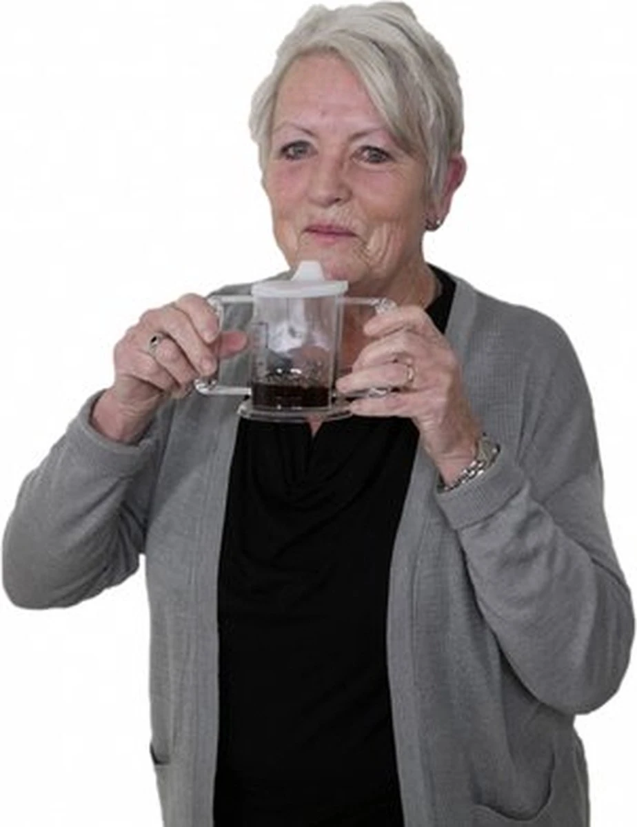 HandyCup Met Deksel - Transparant Met Maatvoering 3 HandyCup Met Deksel - Transparant Met Maatvoering - Afbeelding 3