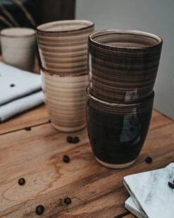 Koffiekopjes - Industrieel Grijs - Koffiebeker - Unieke Kleuren - Set Van 12 Kopjes (ook Los Verkrijgbaar) - 160ML En 340ML - Porselein - Hip En Trendy -Serviesselectie Winkel 960x1200 6