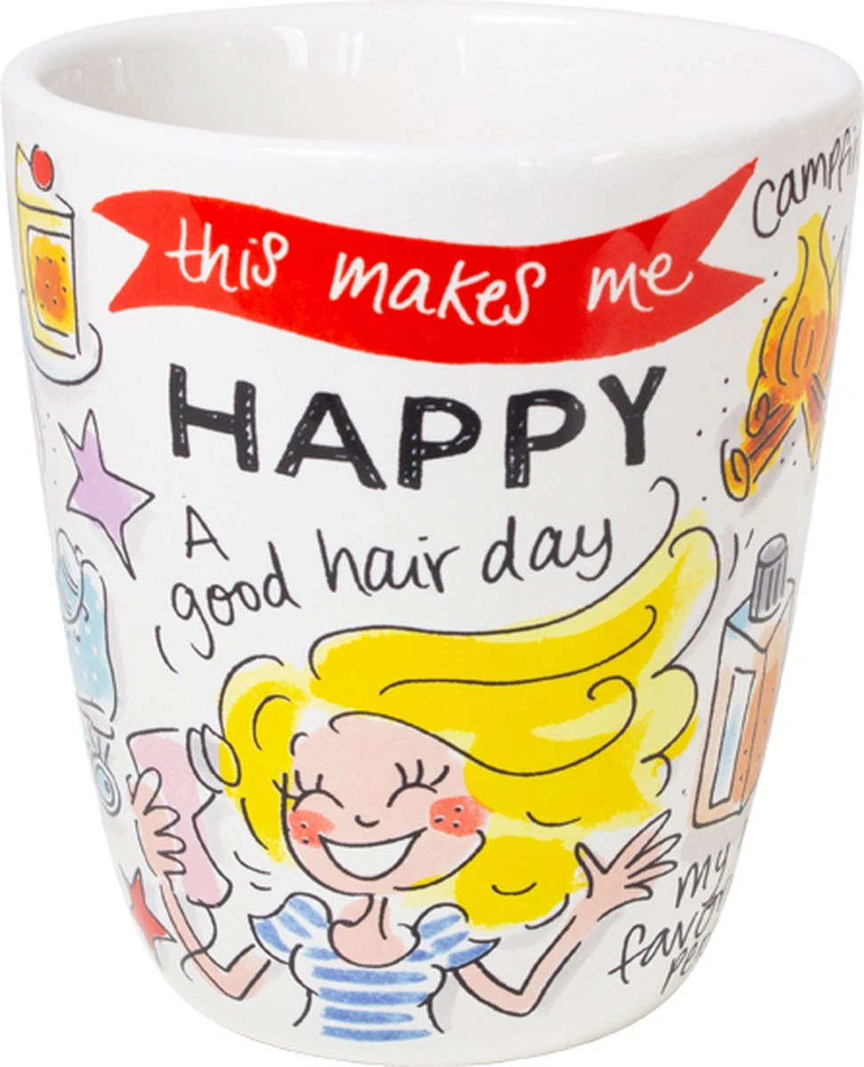 Blond Amsterdam, Happy - Mok Dice 2 Blond Amsterdam, Happy - Mok Dice - Afbeelding 2